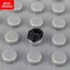10 шт. Детали MOC Пластиковые маленькие часы Для фигурки 4 см Модель 6090A Без батареек Собранные Образовательные Строительные Блоки