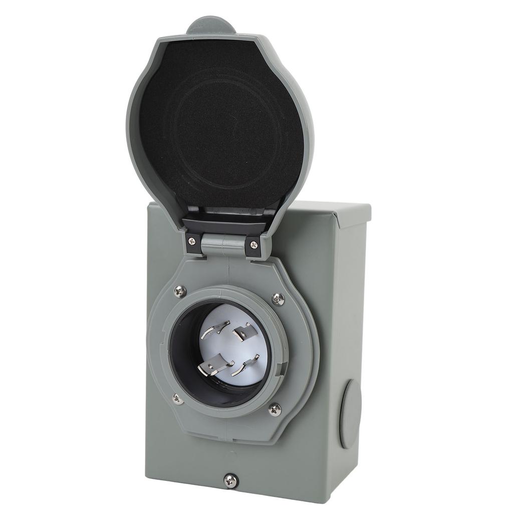 Генератор 30 Ампер Входная коробка питания 125 В 250 В NEMA L1430P для кемперов прицепов автодомов использования на открытом воздухе