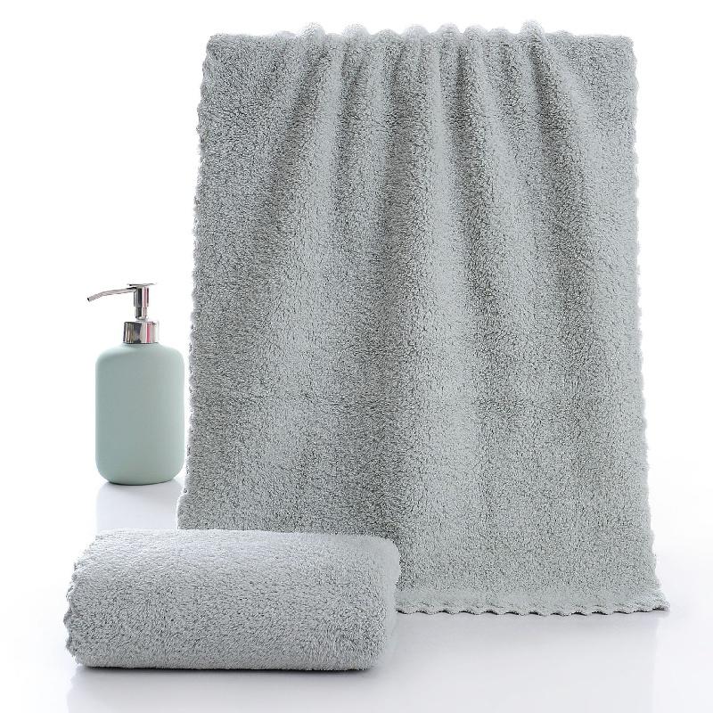 1/5pcs Soft Absorbent Towel, (13.7*29.5in/35*75cm) Coral Fleece Towel, Quick-Drying,Baby and Adult Towels