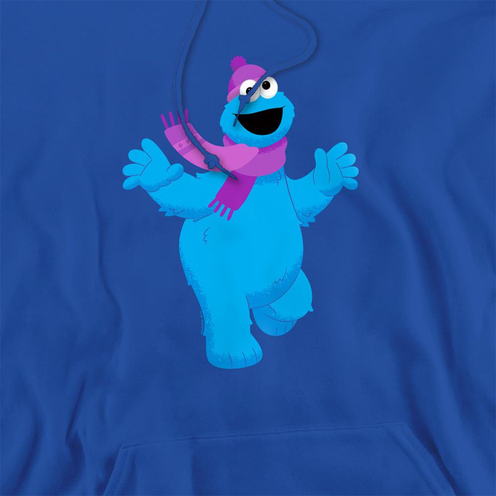 Sesame Street Unisex Adult Furry Friends Forever! Cookie Monster Hoodie