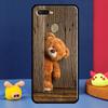 Милый чехол-мишка для Oppo A16 A76 A96 A58 A78 A98 A5 A9 A91 A15 A17 A77 A52 A72 A74 A94 A54S A57S