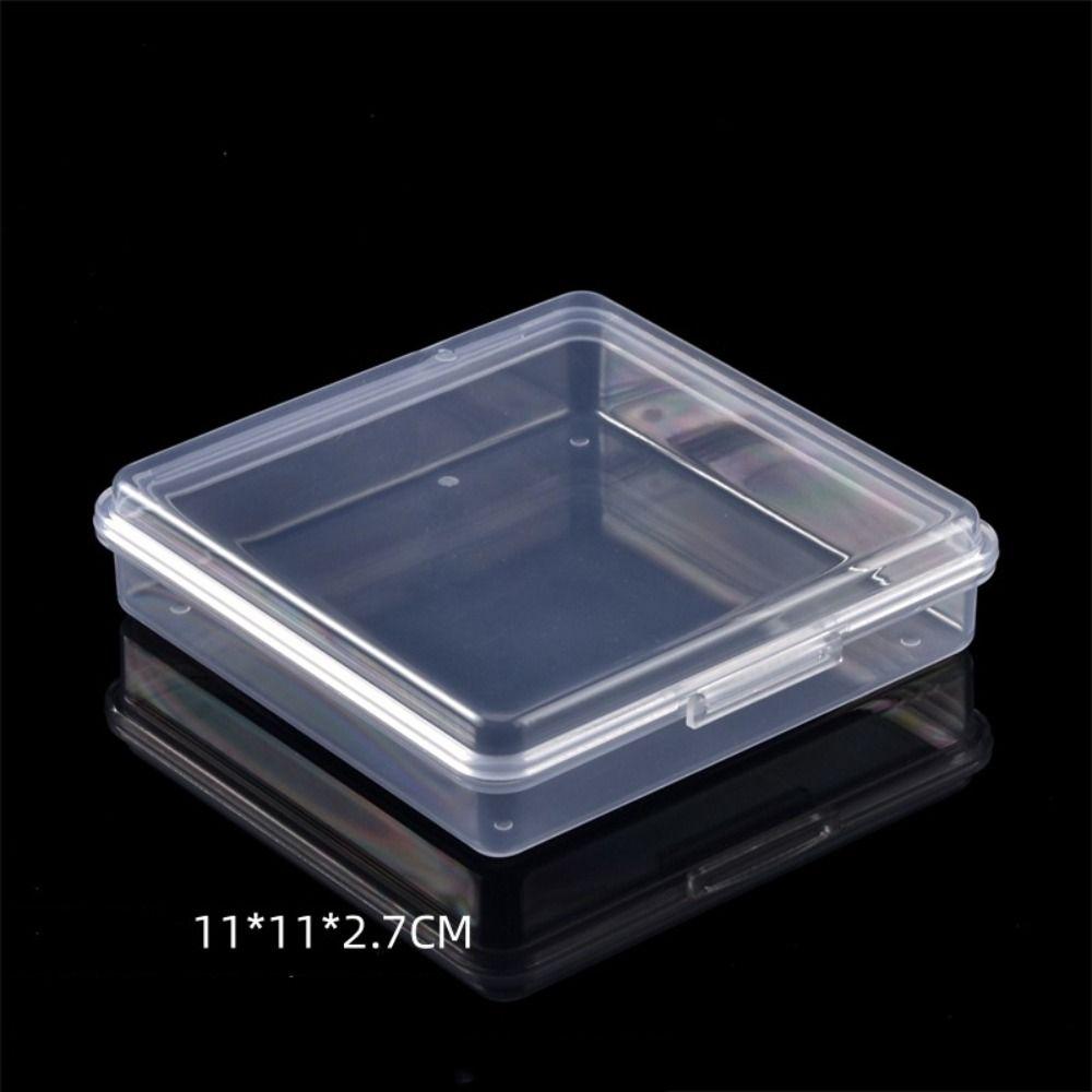 Mini Transparent Organizer Box Transparent Dustproof Storage Boxes Jewelry Storage