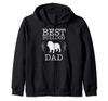 English Bulldog Gifts for Men Best Bulldog Dad Parabirds Owner Zip Hoodie