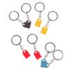 Gifts Couples Friendship Separable Heart Pendant Key Ring Building Block Keychains Key Buckle