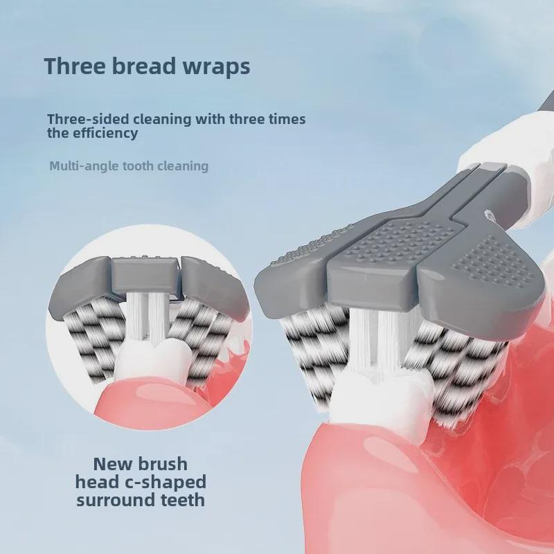 Двойная упаковка: Трехсторонняя зубная щетка для взрослых Dr.Baek для домашнего использования - популярный корейский бренд