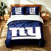 New York Giants (14) 3pc set suitable for master bedrooms soft and comfortable an ideal gift for family and friends Includes one duvet cover and two p