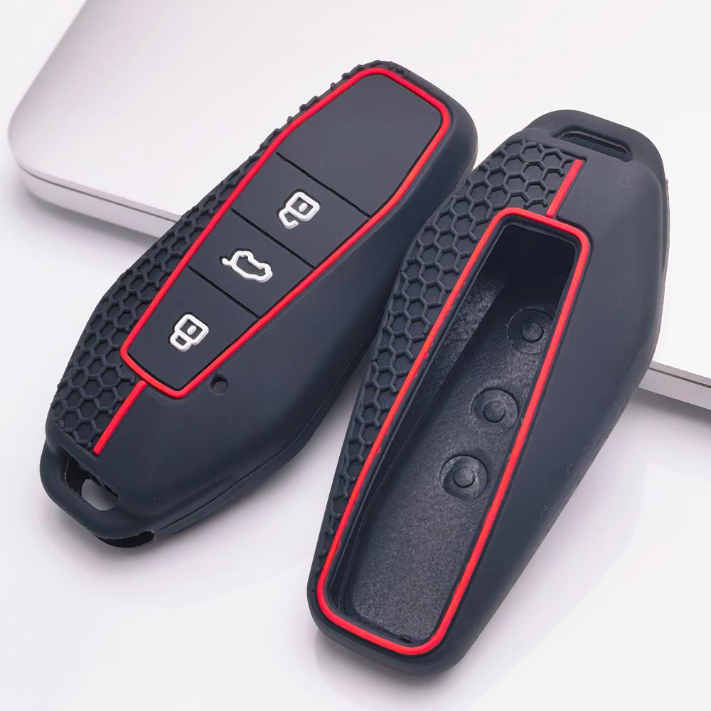 Чехол для брелока для Chery GT iCAR Shuxiangjia EQ7 AIQAR EQ5 EQ3 Поверхность устойчивая к царапинам Ударопрочная конструкция Мягкая текстура для удобного захвата Дизайн, легкий в установке