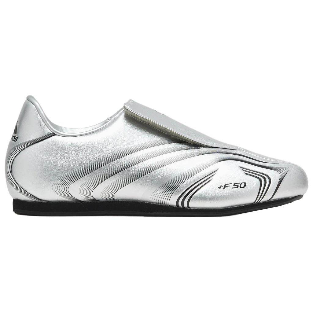 adidas Таэквондо F50 Серебристый Металлик Черный Женские Кроссовки Core-Black IH1873