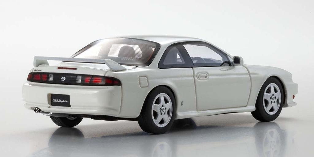 Kyosho Original Nissan Silvia White Готовый продукт KSR43112W 1/43 K's (S14)