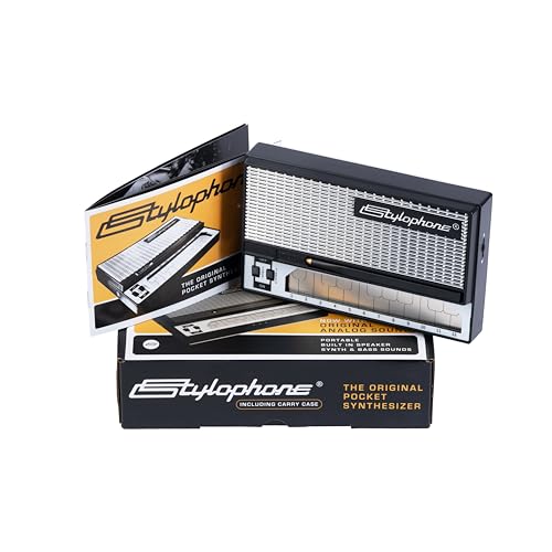 [Эксклюзивный Дистрибьютор] Синтезатор Stylophone S1 с Официальным Чехлом для Переноски [Инструкция на Японском Языке в Комплекте] - Аналоговый Синтезатор Ретро Звука