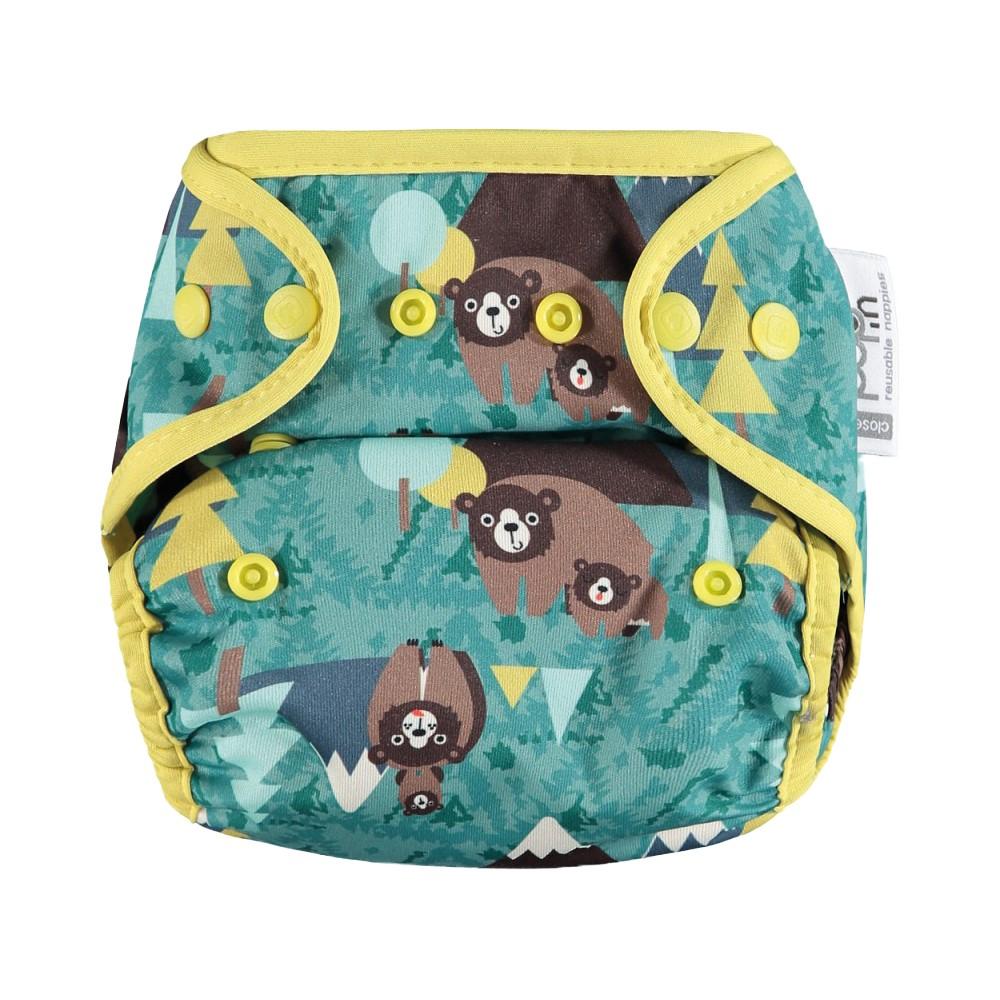 Pop-In Pieluszka Wielorazowa Napy Bear 3,5-16 Kg, Close Parent Ai2
