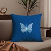 Anime Butterfly Pillow Case Anti-dustmite Pillowcase Invisible zipper silky short plush Sofa cushion cover