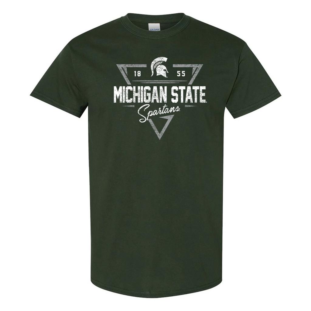Michigan State Spartans Arrow Dynamic T-Shirt - Forest