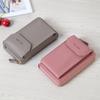 Women's Wallet Korean Version of The Double-layer Mobile Phone Bag Multi-card Slot Fashion Zipper Shoulder Bag