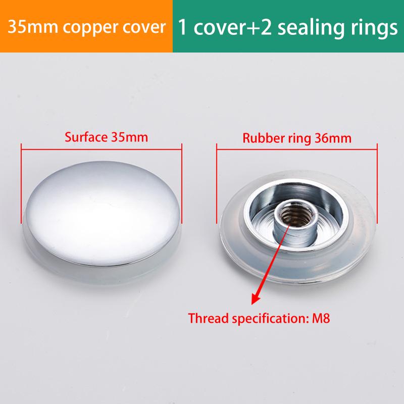 1Pc Universal Replacement Sink Basin Waste Plug Cap - Easy Click Copper Sink Strainer, Anti-Clog Stopper for Kitchen Bathroom