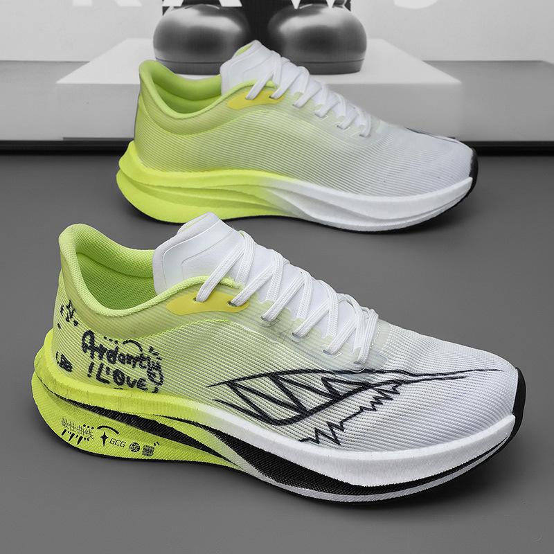 Carbon board running shoes breathable sports shoes men's ultra-light casual versatile shoes couple running shoes
