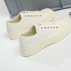 Летние студенческие парусиновые туфли на толстой подошве, женские универсальные туфли на высоком каблуке, японские повседневные туфли-подковы Matsuke, приливные туфли