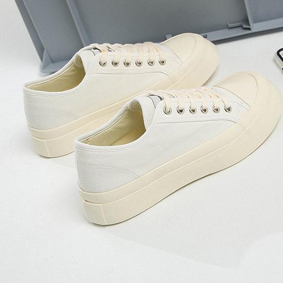 Летние студенческие парусиновые туфли на толстой подошве, женские универсальные туфли на высоком каблуке, японские повседневные туфли-подковы Matsuke, приливные туфли