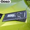 Для Skoda Superb 3 3V B8 2015 2016 2017 2018 Автомобильная защитная пленка для фар Прозрачный черный TPU Защитная
