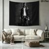 King of Pop Wall Tapestry Aesthetic Wall Hanging Printed Fabric Blanket Decorative Tapestries for Bedroom Living Room Home Decor