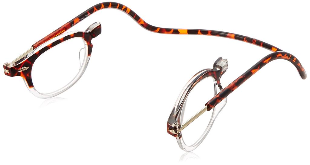 Винтажные очки для чтения Clic VTC (Нажмите Винтаж) Очки/Чтение Totois/Прозрачные +2.00