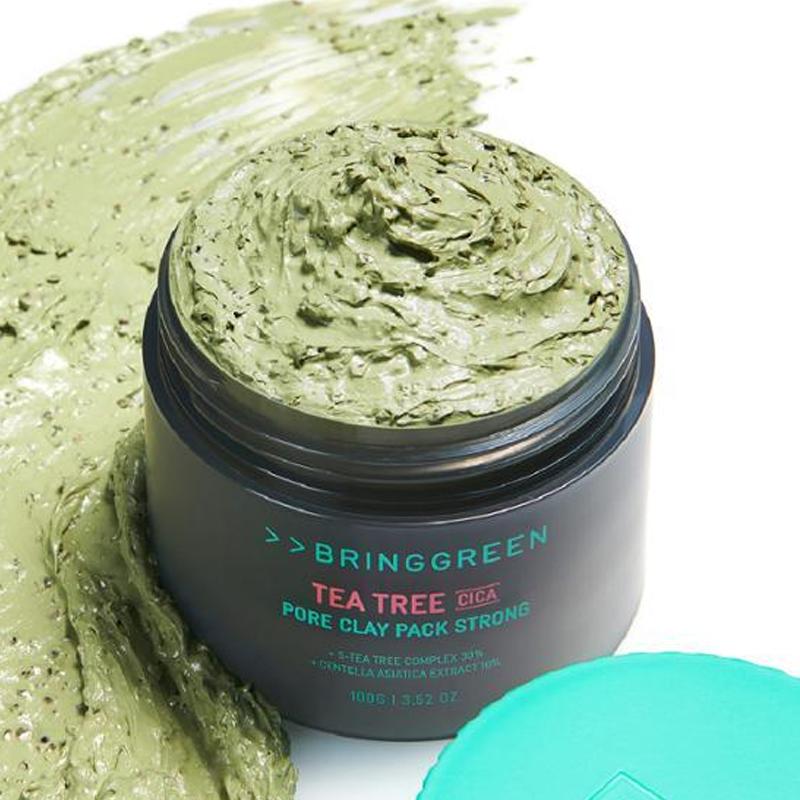 [BRING GREEN] Чайное дерево Cica Pore Clay Pack Strong 100 г