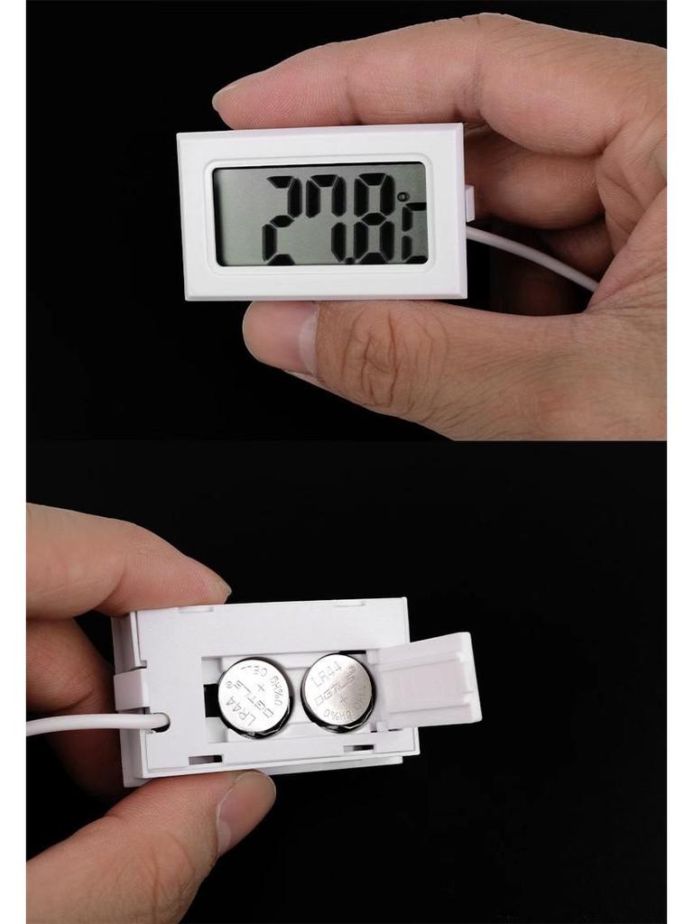 Waterproof Digital Thermometer for Aquariums, Bathtubs, Refrigerators, and Compost with High-Precision Display