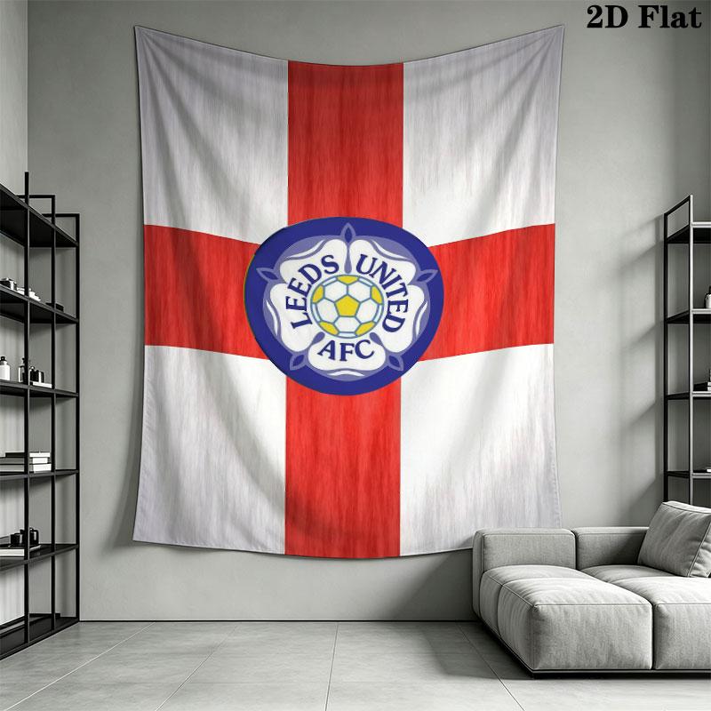 LUFC logo Wall Hanging Printed Fabric Blanket Decorative Tapestries for Bedroom Living Room Home Decor