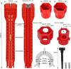 14 in 1 Faucet and Sink Wrench   Multifunctional Plumbing Wrench for Bathrooms Toilets Kitchens Sinks