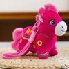 Chinese Zodiac Pony Plush Pendant Cartoon Horse Plush Toys Lucky Pony Ornament  Pendant Decor