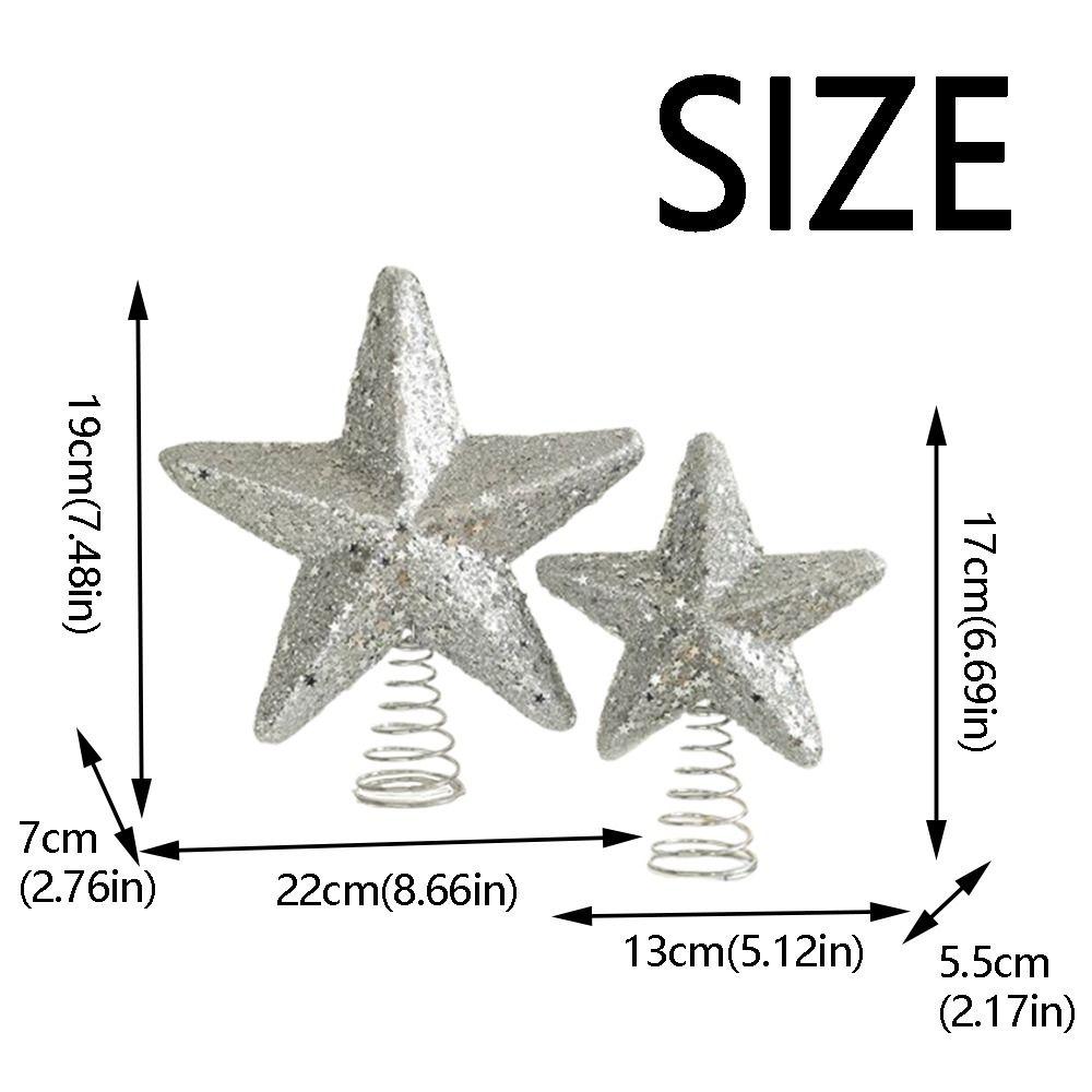 Сделай сам Блестящая Звезда Украшение Уникальное Украшение для Рождественской Елки Пентаграмма Украшение Новогодняя Вечеринка