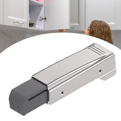 Упаковка из 4 петель для шкафа с мягким закрытием, демпферы, прямой рычаг, полное наложение, простая установка, дизайн для двери, нейлоновое покрытие