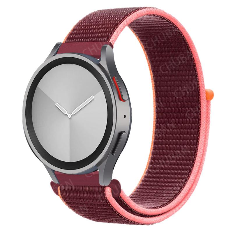 Nylon loop Band For Samsung Galaxy Watch 6/5/pro/4/Classic/active 2 40-44mm belt 20mm/22mm bracelet Huawei GT 4-2-2e-3 pro strap