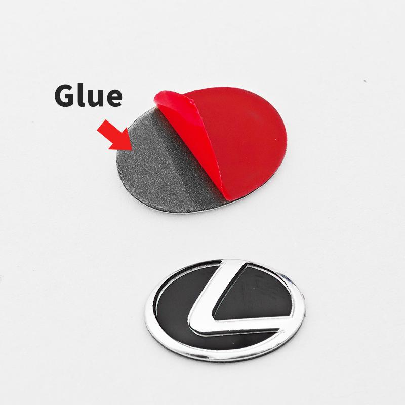 15mm 17mm Car Emblem Key Sticker Remote Control Key Logo Decal For Lexus ES GS GX IS LS LX RC 300 350 300h 330 400 RX270 450h ADW1