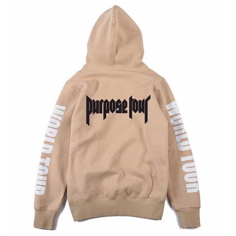 Джастин Бибер Purpose The World Tour Модная Худи Толстовка Свитшот