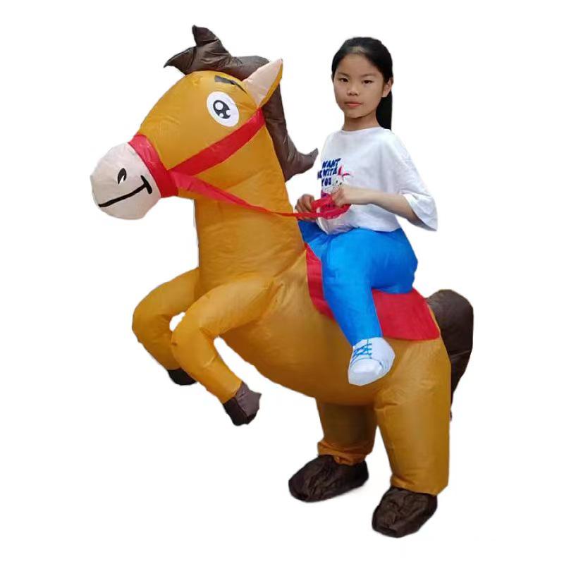 Надувной костюм Злого Клоуна на Хэллоуин и Рождество - Необычный и Забавный Костюм-Кукла