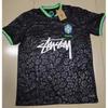 Ретро футбольная майка в стиле Stussy Бразилия Италия Фламенго Япония 1998 2002 Футбольная футболка Унисекс Спортивный топ