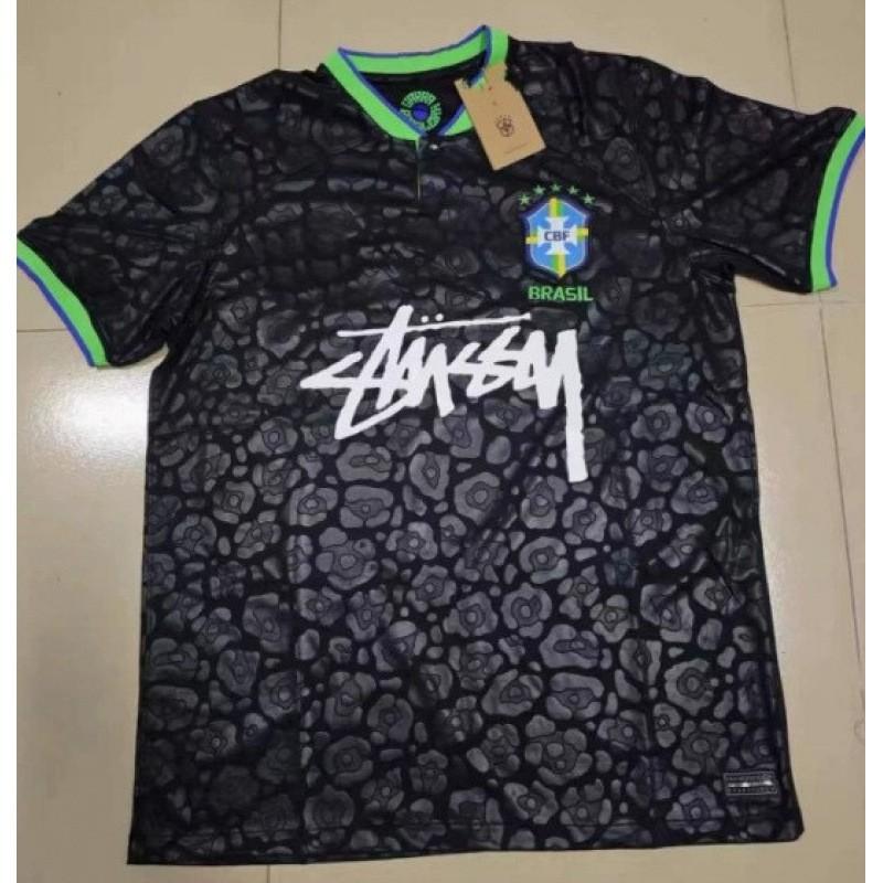 Ретро футбольная майка в стиле Stussy Бразилия Италия Фламенго Япония 1998 2002 Футбольная футболка Унисекс Спортивный топ