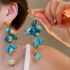 Sea Series Shell Starfish Necklace Ornaments Natural Conch Beach Earrings  Girls Couple Gift