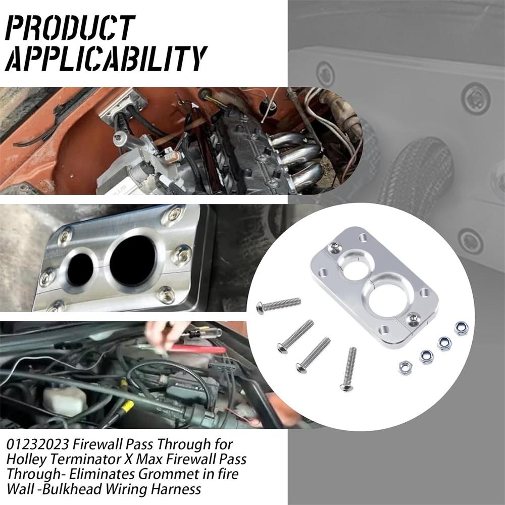 01232023 Кронштейн для проходки через брандмауэр для Holley Terminator X Max Eliminates