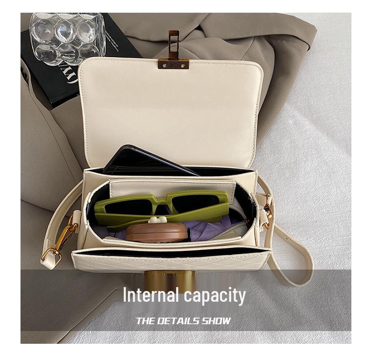 Трендовая минималистичная сумка кроссбоди в стиле ретро 2025 года: Вместительная, стильная сумка через плечо для поездок на работу и отдыха