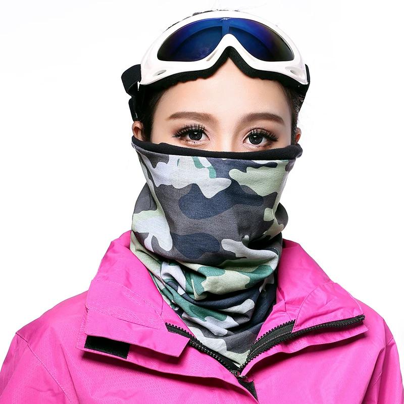 Fleece Cycling Headscarf, Face Mask, Neck Scarf, Hat, Neck Gaiter, Windproof, Cold-Proof, Warm, Unisex Ski Face Protection Face Towel