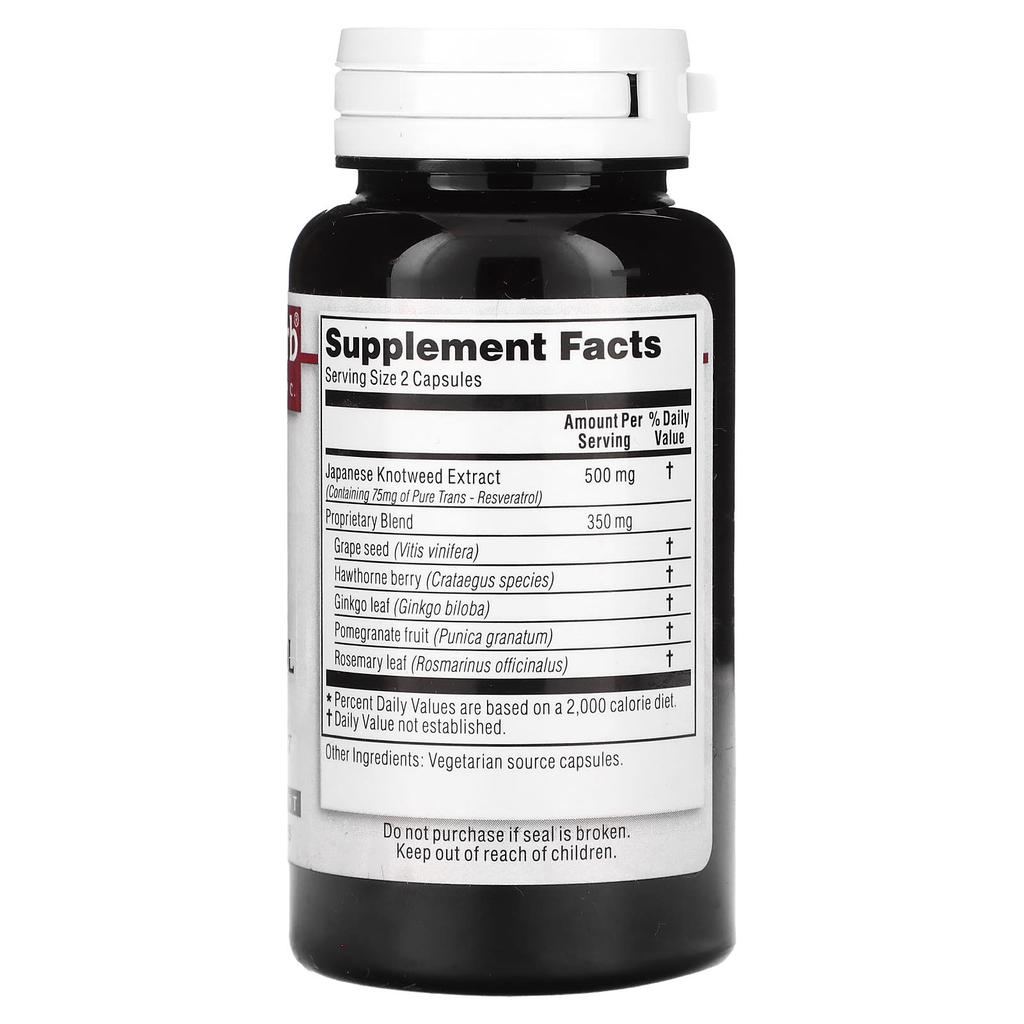 Resveratrol Six, 60 Veggie Capsules