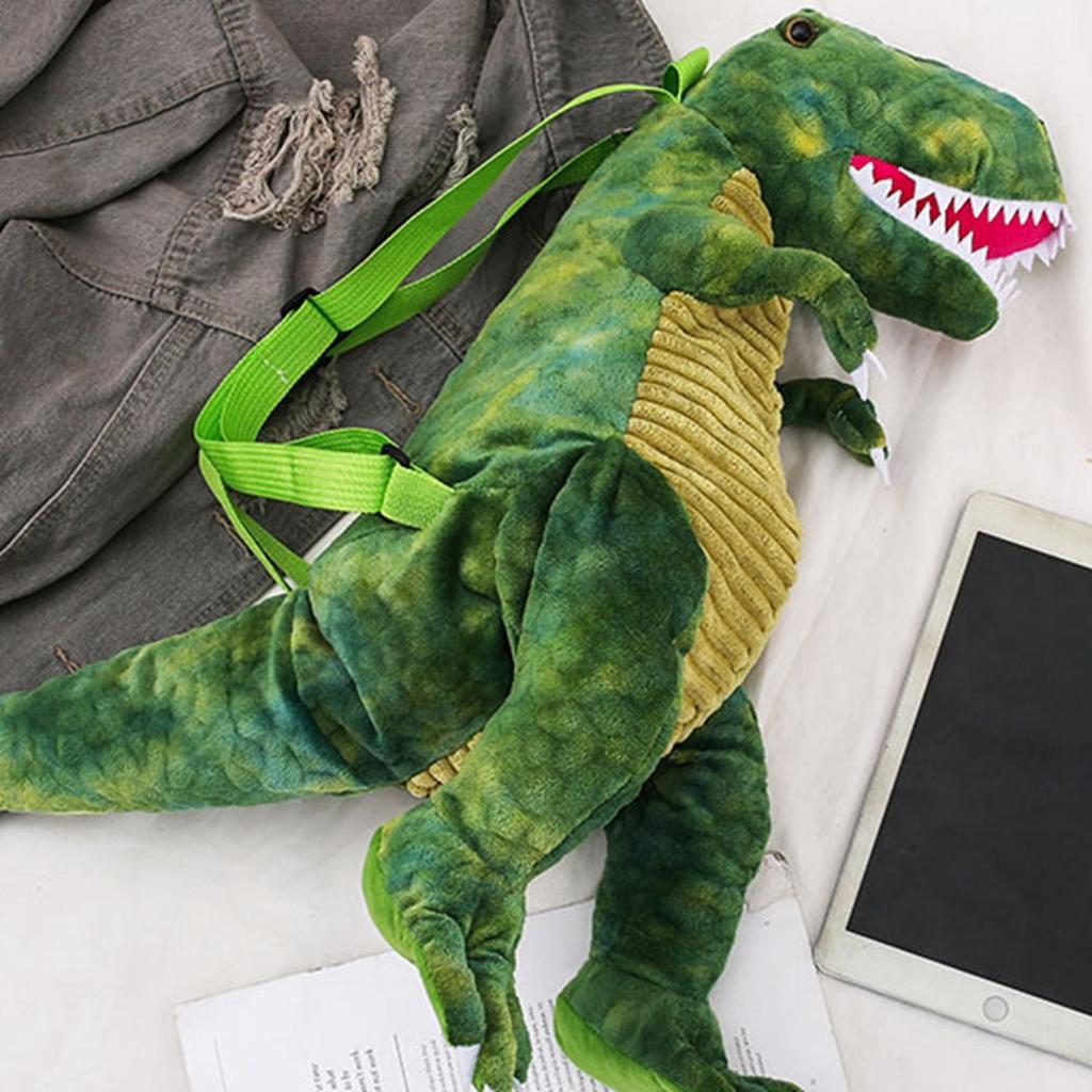 Детский рюкзак с динозавром, мультяшный 3D, в форме динозавра, мягкий плюшевый, детский милый рюкзак с животным для путешествий, школы, кемпинга