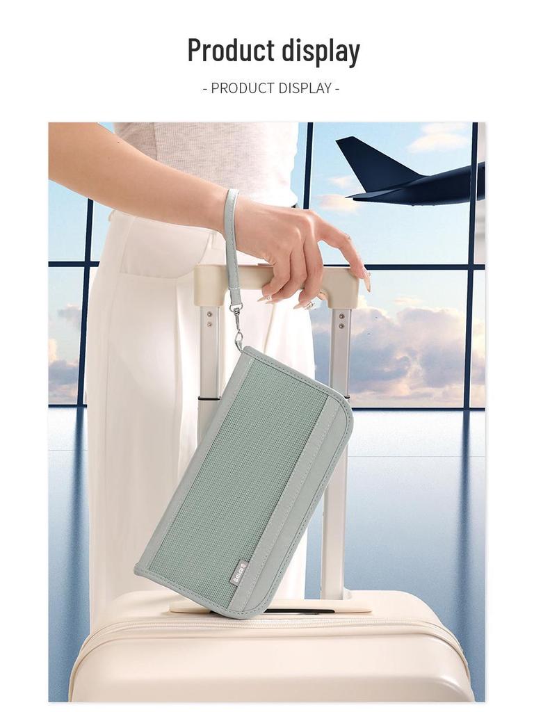 Многофункциональный противокражный держатель для паспорта и органайзер для документов