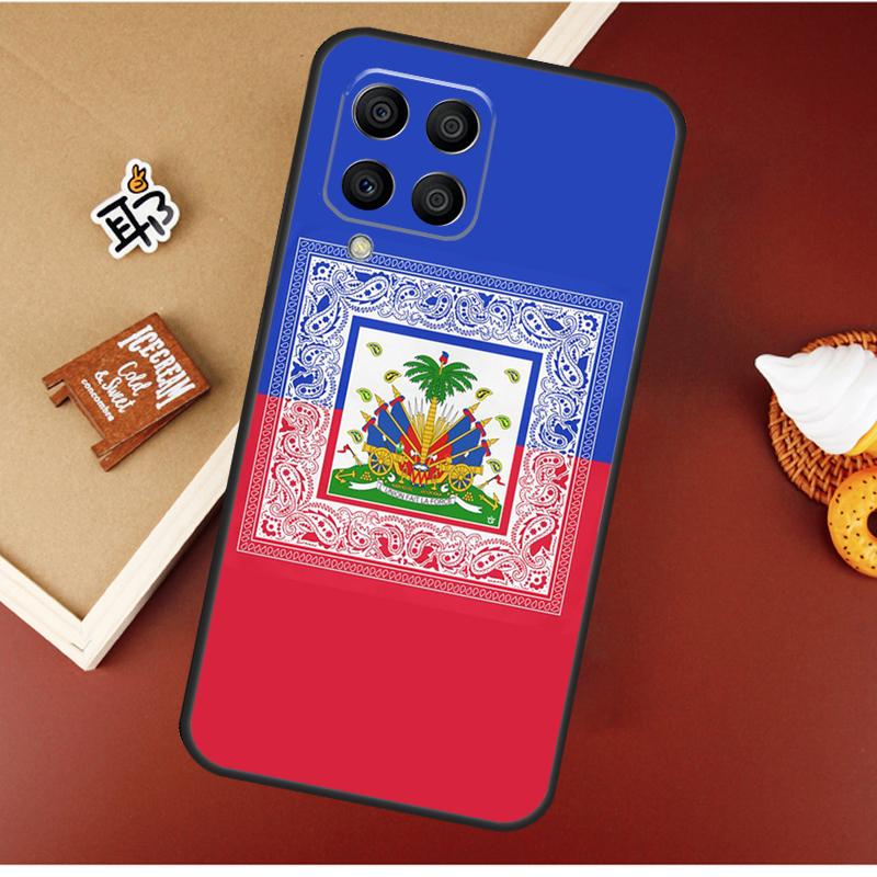 Винтажный флаг Гаити для Samsung Galaxy M31 M51 M21 M11 M20 M13 M33 M53 M52 M32 M12 M14 M34 M54 M55 M15 Чехол