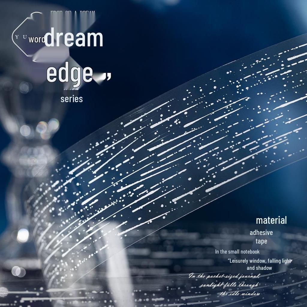 ПЭТ-лента Yu Xian Dream Edge: Декор для журнала и основа для коллажа - 4 стиля