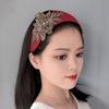 Cloth Wash Face Non Slip Wide Side Korean Head Wrap Lace Hairbands Women Hair Hoop Mother Headband
