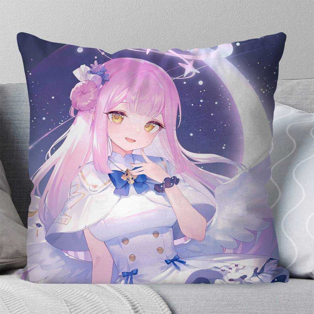 Misono Mika Anime Bblue Archive Pillow Case Fashion Square Pillowcase Bedroom Sofa Room Ins Decoration Leisure
