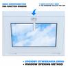 Okno Antracyt Pcv Standard Uchylne 70X50 700X500 Dwuszybowe Nowe Uchylane